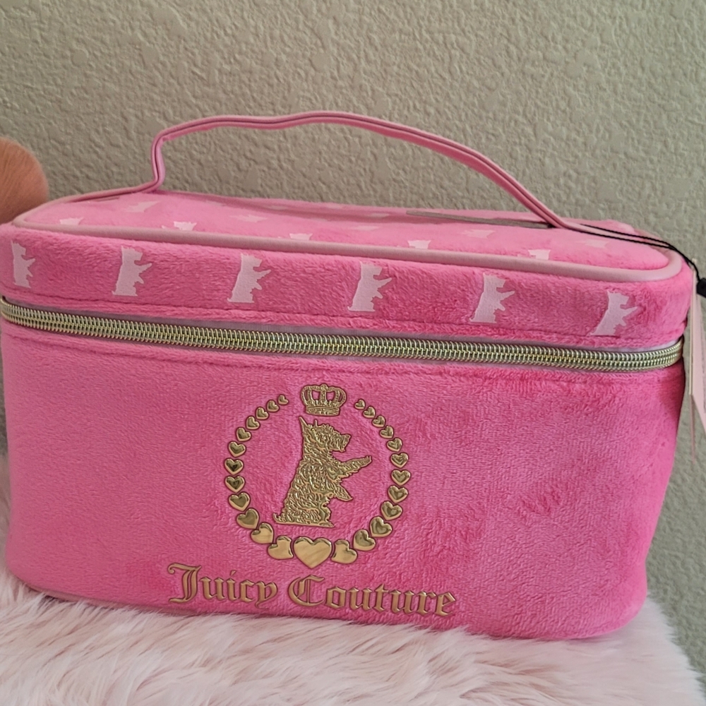 JUICY COUTURE SET OF 2 SCOTTIE DOG COSMETIC CASE - Picture 2 of 8